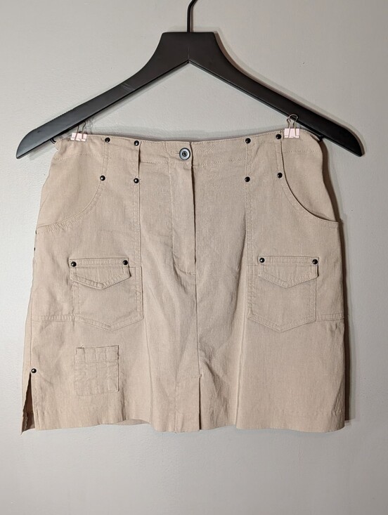 jamie sadock Dresses & Skirts - jamie sadock Beige Utility Pocket Skirt